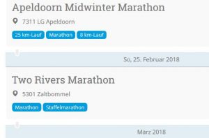 W Marathons in NL